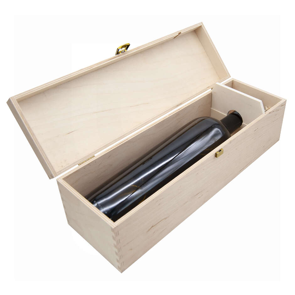 Boîte en bois pour bouteille Magnum 1,5 L (1 pièce)